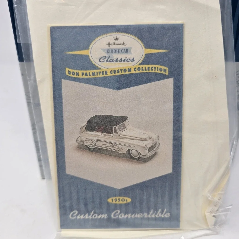 Hallmark Kiddie Car Classics 1950s Custom Convertible Don Palmiter QHG7101 White